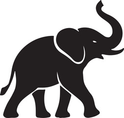 Elephant vector silhouette