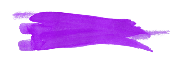 purple watercolor background. Artistic hand paint. Isolated on transparent background.