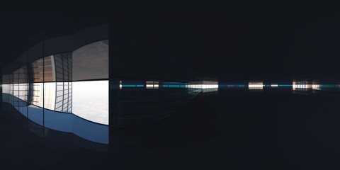 Studio light, Studio, HDRI, environment map , Round panorama, spherical panorama, equidistant projection, panorama 360, 3d rendering