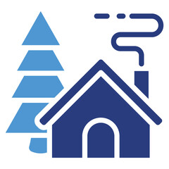 Obraz premium Cottage Icon