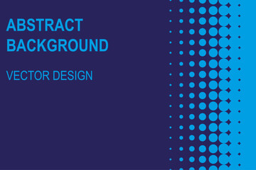 Abstract vector background with halftone dot pattern