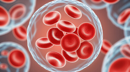 High-resolution 3D of a red blood cell within Cell