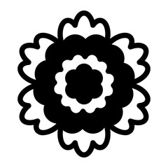 This Marigold icon is suitable for the India Culture, etc.