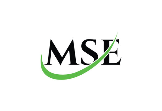 MSE Letter Modern  Monogram Logo. Minimal Initials Icon Design.