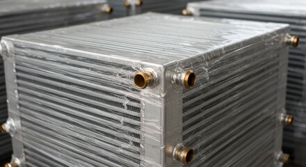 Black textured surface with parallel lines and subtle reflections  