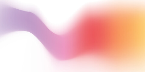 Rainbow Wave Abstract Blurred Gradient Element