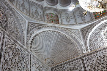 Detail from interior of Mosque of the Barber, Zawiya of Sidi Sahib