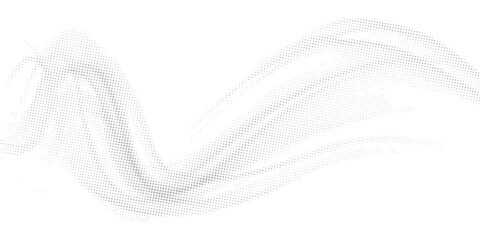 Dotted halftone waves. Abstract liquid shapes, wave effect dotted gra © Az