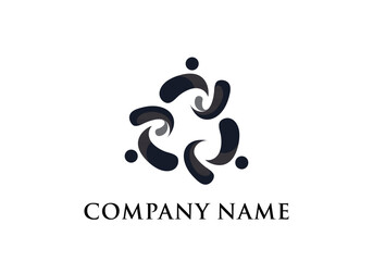 Abstract familiy logo desain