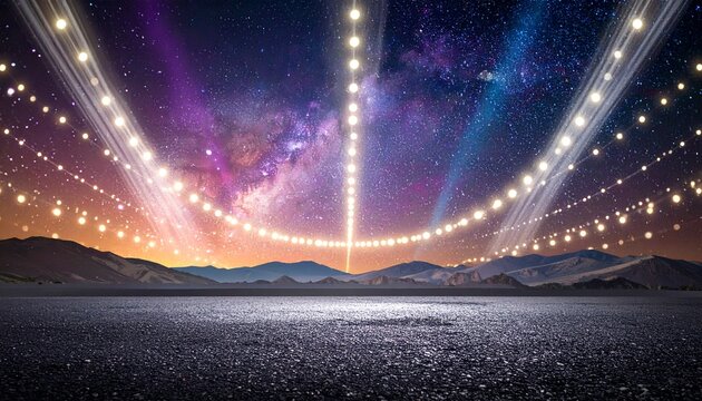 Sparkling lights product background