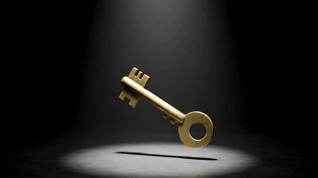 Golden object spotlight