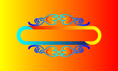 vector illustration of an abstract background with flowers