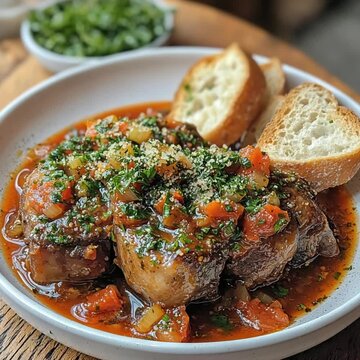 osso buco with gremolata italian cuisine video