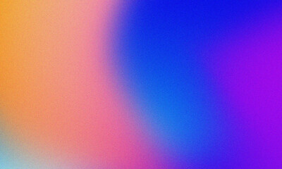 Abstract grainy gradient background with vibrant colors, creating a visually appealing texture for modern designs and artistic projects with a unique aesthetic