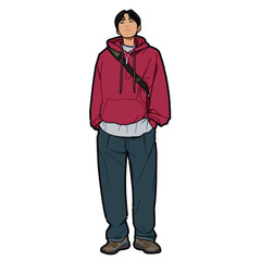 Trendy Character Design Vector – Fashion, Work, and Daily Outfit