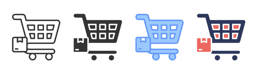 Sales icon set multiple style collection