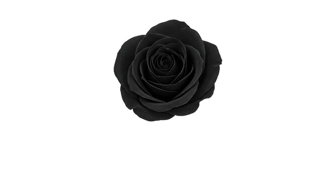 Mysterious Black Rose Against a Horizontally Lined Dark Background