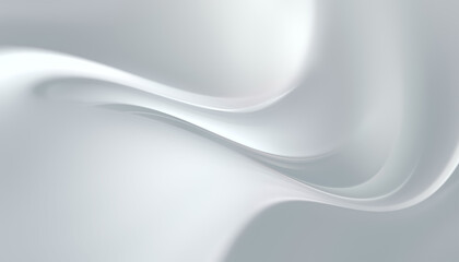 Abstract Flowing Design on a Soft White Background