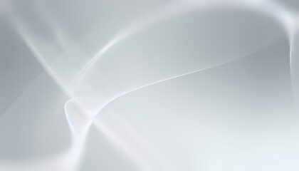 Elegant Abstract White Background With Soft Flowing Shapes