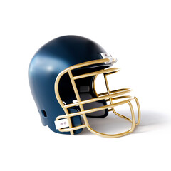 American football helmet isolated on white background