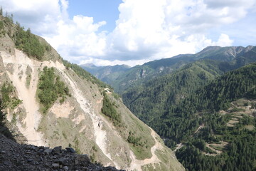 high mountain landscape