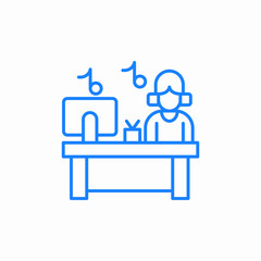 music desk computer.jpg icon sign vector