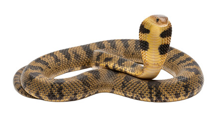 Obraz premium Snake with transparent png background