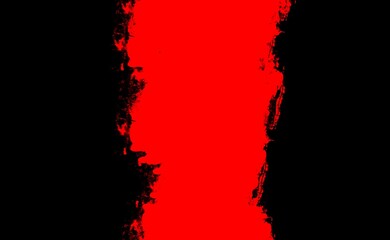 Red watercolor ink paint splash black background abstract texture artistic brush grunge colorful for business flyer template