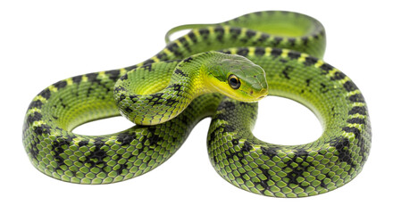Fototapeta premium Snake with transparent png background
