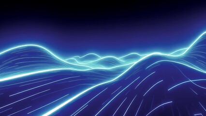 Abstract blue background with lines