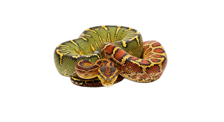 Fototapeta premium Snake with transparent png background