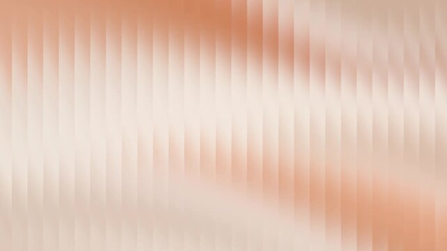 Fractal glass abstract background with vertical stripes in shades of beige, cream, and light orange, creating a soft, blurred, and textured effect with a diagonal gradient