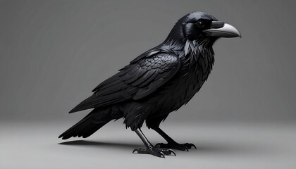 Fototapeta premium Shadow Crow Midnight Raven 