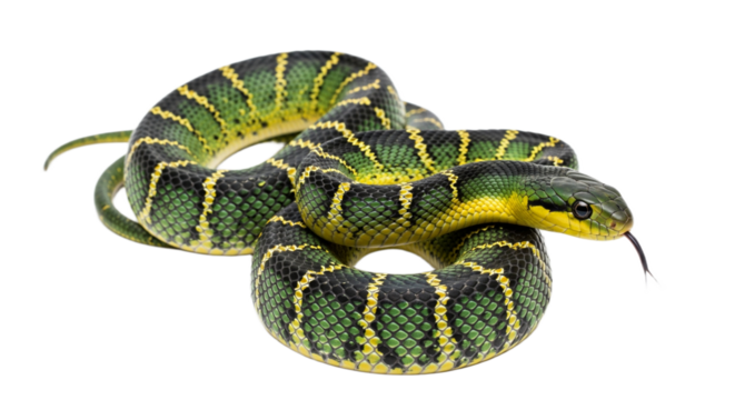 Snake with transparent png  background - Powered by Adobe