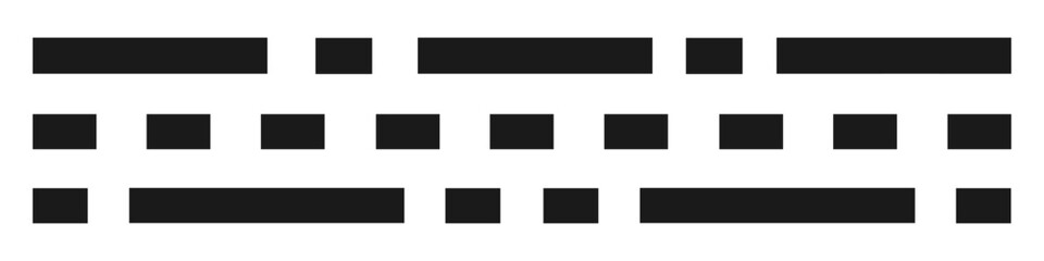 Close-up view of asphalt road surface markers. Asphalt road surface marker symbol.