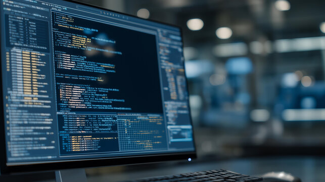 Close-up of multiple coding windows open on a screen displaying Python scripts, algorithm training logs, and graphical outputs of neural network accuracy, representing the coding interface in deep