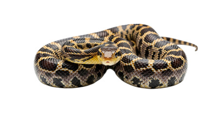 Obraz premium Snake with transparent png background