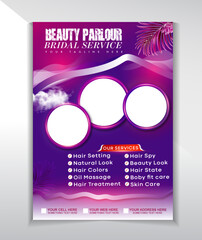 Ladies Business flyer design template