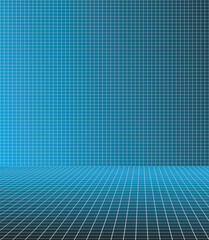 abstract blue background with squares