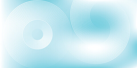 Abstract blue and white background with circles. Vector illustration EPS 10