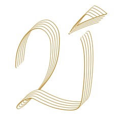 vector illustration of an old letter