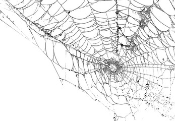 spider net vector illustration, PNG Stock royalty free. transparent background 