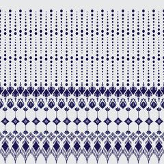 ikat Abstract Ethnic art.Seamless pattern in tribal, folk embroidery, and Mexican style. Aztec geometic  art ornament print. Design for carpet, Vector seamless pattern. Cover,wallpaper, wrapping.