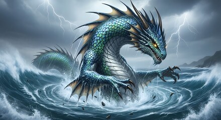 Majestic Mythical Animal in Enchanted Realm of Fantasy and Wonder