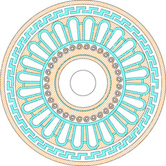 sketch vector illustration silhouette design decoration ornament background pattern mandala rosette ethnic traditional classic vintage full of carvings 