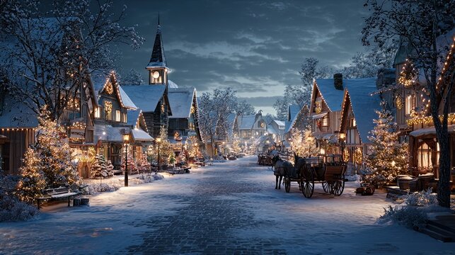 Northern Lights Christmas Village