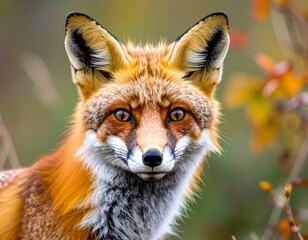 Fototapeta premium red fox portrait