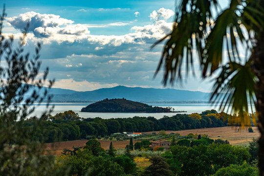 Sunset at Lago Trasimeno, Umbria