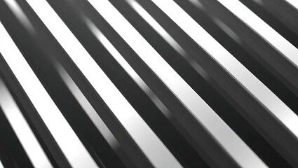 Obraz premium Abstract black and white lines create a minimalist design.