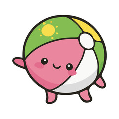 beach ball vector illustration design